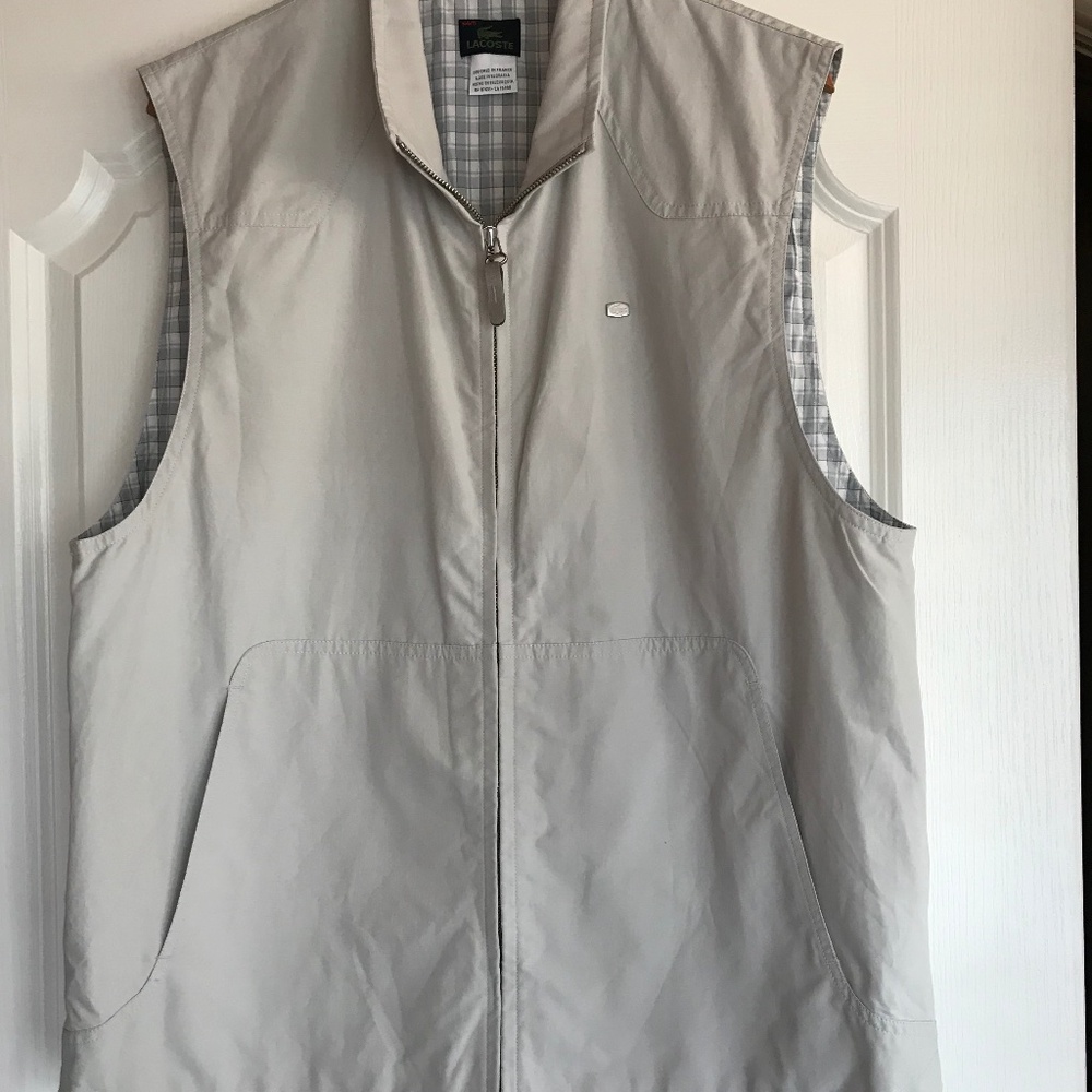 LACOSTE SHORT VEST JACKET